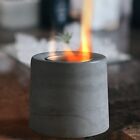 Fosse d'incendie de table portable, cheminée de table bol en béton pot intérieur/extérieur