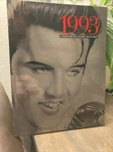 1993 Commemorative Stamp Collection Book NO STAMPS Elvis Presley Cover GRACELAND - Picture 1 of 3