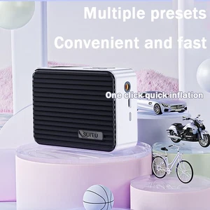Electric Wireless Portable Air Compressor Pump Bike Car Tire Inflator NEW qJ16 - Picture 1 of 22