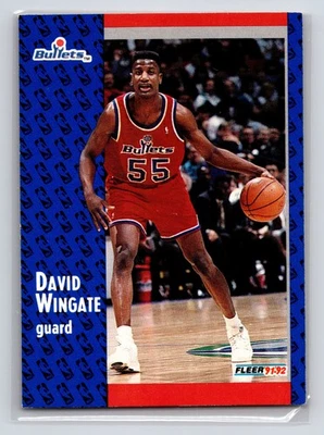 1991-92 Fleer - David Wingate #371 - Image 1 of 2