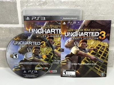 Uncharted 3: Drake's Deception - GotY Edition - Sony Playstation 3 - PS3 - CIB - Image 1 of 4