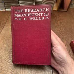 THE RESEARCH MAGNIFICENT H.G. Wells 1915 Donohue Chicago US Edition Free Ship - Bild 1 von 6