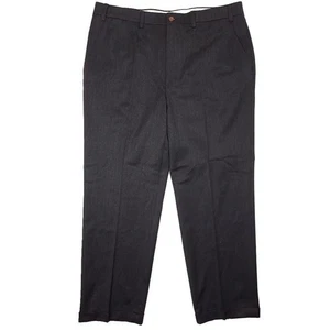 Vintage Orvis Wool Blend Pants Slacks Mens 38x29 Charcoal Canada Made Cuffed - Picture 1 of 7