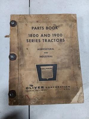 Manual de servicio y libro de piezas de tractor Oliver 1800 1900 Series original (2) Foto 1 de 4