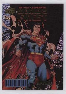 2023 Upper Deck DC Annual Batman/Superman World’s Finest Sparkle 86/99 Superman - Picture 1 of 3