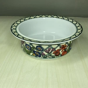 Dansk Portugal NORDIC GARDEN Cereal Bowl 6 3/4" Floral Lattice - Picture 1 of 7