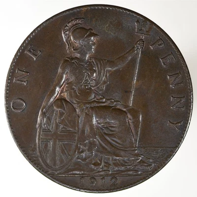 1912 Great Britain 1 Penny KM#810 - Image 1 of 2