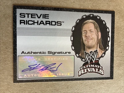 2008 Topps WWE Ultimate Rivals Stevie Richards Autograph Card - Image 1 of 2