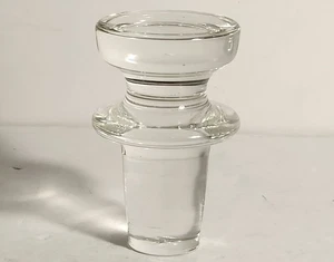 Tapón de botella redondo con tapa plana de vidrio - Imagen 1 de 4