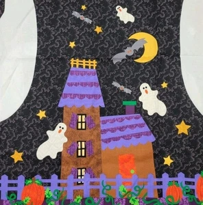 DREAMSPINNERS - A LITTLE BIT SPOOKY ADULT VEST PANEL BY VIP, XS-L Halloween - Bild 1 von 16