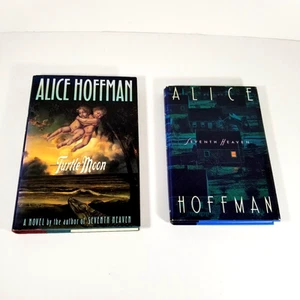 Lot Of 2 Alice Hoffman Books Seventh Heaven 1990, Turtle Moon 1992 Hardcover - Imagen 1 de 7