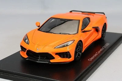 Spark S5062 1/43 CHEVROLET CORVETTE C8 2020 Arancio Resina Vettura Dal Giappone - Immagine 1 di 4