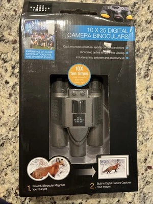 10x25 DIGITAL CAMERA BINOCULARS - THE SHARPE IMAGE NIB* - Image 1 of 3