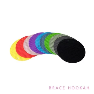 Shisha Antirutsch-Matte Bowl-Untersetzer Unterlage Wasserpfeife 18cm unt. Farben - Bild 1 von 10