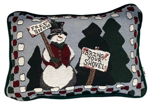 Riverdale Wandteppich Schneemann Kissenfrei Schnee Bring Your Shovel 12 Zoll - Bild 1 von 10