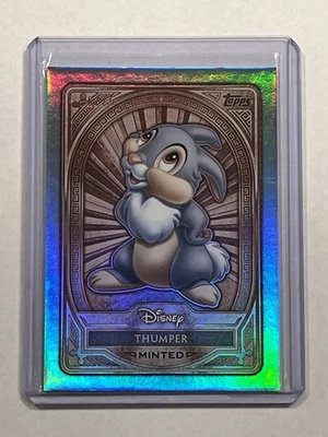 THUMPER 2025 Topps Mint Disney Green Mint Foil Bronze Tier Card # 56/75 - Image 1 of 2