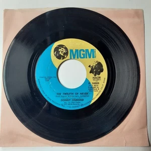 Donny Osmond - The Twelfth Of Never 7" Record 1973 MGM Pop 45 RPM - Picture 1 of 2
