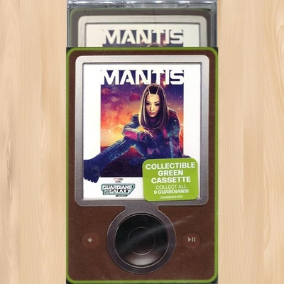 Mantis GREEN CASSETTE----  GUARDIANS OF THE GALAXY Awesome Mix Vol. 3       1124 - Image 1 of 4