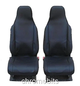 Anteriore Tessuto Nero Coprisedili 1+1 per Mazda 2 3 5 6 323 626 MPV MX5 MX-5 - Imagen 1 de 1