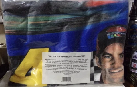 Jeff Gordon Fiber Reactive Beach Towel Racing Fan Great Gift Idea Cover