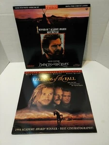 Lot of 2 Laserdisc Movies: Dances With Wolves & Legends of The Fall. Epic Drama - Picture 1 of 12