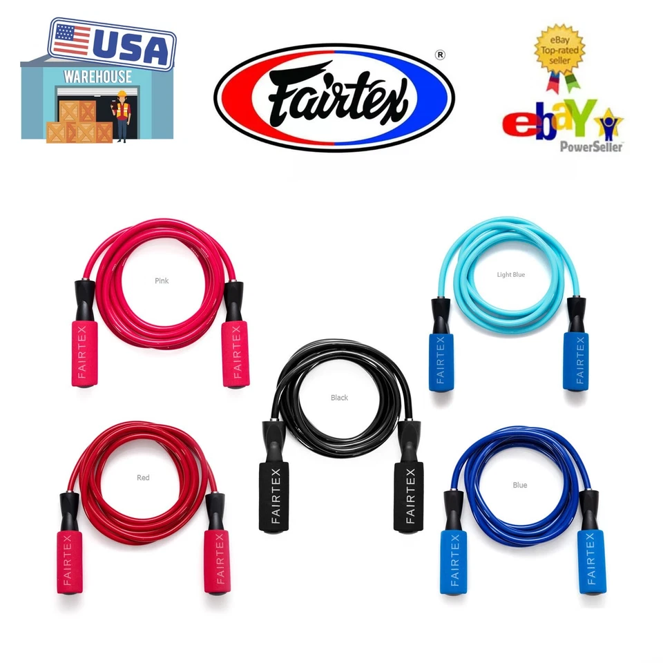 *Envío desde almacén de EE. UU.* Rodamiento de bolas Fairtex cuerda de saltar 3 Foto 1 de 1