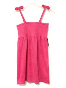Cat & Jack Girl's Size XL (14) Pink Terry Solid Swim Cover Up Dress UPF 50+ - Picture 1 of 7
