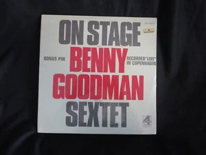 BENNY GOODMAN SEXTET, On Stage "Live" In Copenhagen USA New Sealed 2LP FREE SHIP - Picture 1 of 2