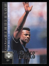 1998 Upper Deck #211 Rickey Henderson Baseball Card - - Near Mint or Better
