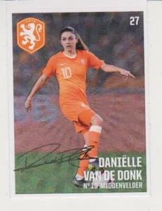 AH 2019/2020 Panini Like sticker #27 Danielle van de Donk Holland Women Foil  - Imagen 1 de 3