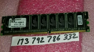 KINGSTON  512MB  PC-3200 DDR-400 CL2.5 184 PIN 2.6V MEMORY 184PIN ECC UNBUFFER - Picture 1 of 1