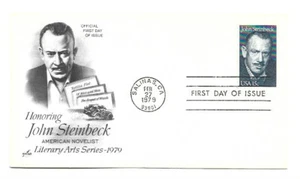1773 John Steinbeck, Artes literarias, ArtCraft FDC - Imagen 1 de 1