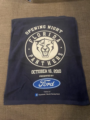 Florida Panthers  Opening Night Retro Vintage  Rally Towel Cover