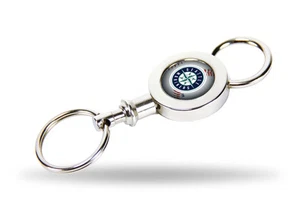 Seattle Mariners 3 inch Quick Release Key Chain Keychain - Picture 1 of 1