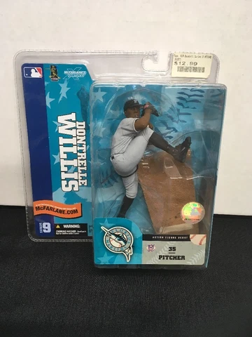 Dontrelle Willis Florida Marlins MLB Action Figure Debut Variant HTF Cover