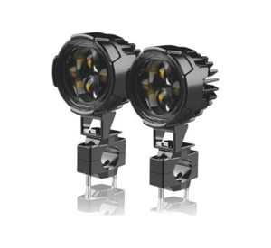 Fendinebbia/Ausiliario con Proiettore Vishay (Set di 2) Blu DRL per Moto - Foto 1 di 6
