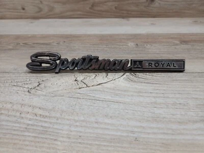 1971 - 1976 Dodge Sportsman Royal Van emblema logotipo emblema inserção peça nº 58395 - Imagem 1 de 4