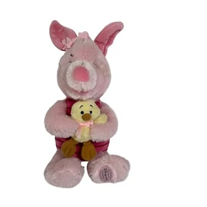 Disney Store Winnie The Pooh 12" Piglet W/Chick Authentic Badge Foot Plush Toy - Picture 1 of 13