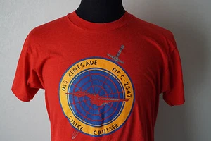 Vintage Rare Star Trek USS Renegade NCC-2547 Strike Cruiser T-Shirt Red Large - Bild 1 von 7