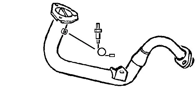 3301399 EXHAUST PIPE FOR PEUGEOT 306 1.4 1993-2002 - Image 1 of 1