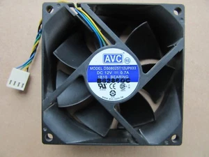 AVC DS08025T12UP033 Cooling Fan 12V 0.7A 4-Pin Chassis 80mm x 25mm TESTED - Picture 1 of 3