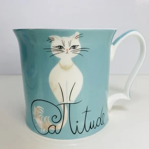 Loja do Gato Preto CATTITUDE Mug - Fine Bone China - Excellent Condition - Picture 1 of 11