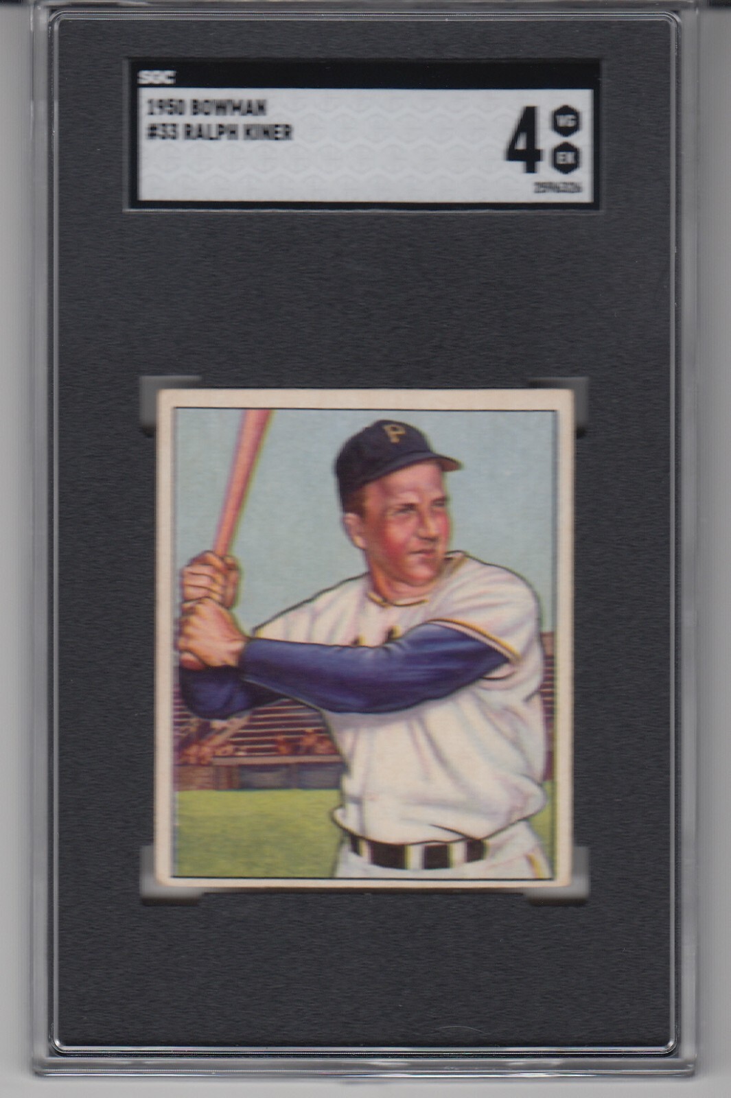 1950 Bowman Ralph Kiner #33 - HOF SGC VG-EX 4