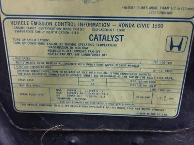 Used Radiator fits: 1991 Honda Civic MT 5 speed Grade A - Image 1 of 4