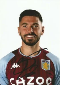 ASTON VILLA: MORGAN SANSON SIGNED 6x4 2021/2022 PORTRAIT PHOTO + COA - Bild 1 von 1