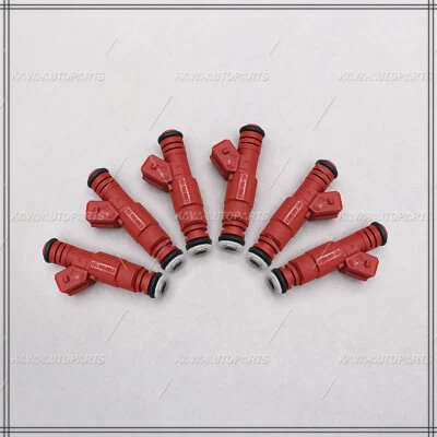 Inyectores de combustible 6 piezas 30 lb para VW VR6 Porsche 911 BMW M3 M30 E30 E28 E36 M50 Foto 1 de 4