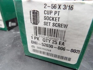 #2-56X3/16 STECKSCHLÜSSELSATZ SCHRAUBE CUP POINT 25er-Packung (c) - Bild 1 von 4