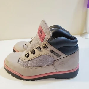 Timberland Gray Kids Boots Size 2 - Picture 1 of 9