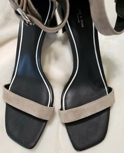 Rag & Bone Ellis Damen-Sandalen mit Knöchelriemen hautfarben hellbraun Wildleder US-Größe 10,5–11 oder 41 - Bild 1 von 10