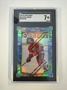 1994 Finest Steve Yzerman Refractor #84 SGC 7 w/Protective Coating NM - Picture 1 of 1